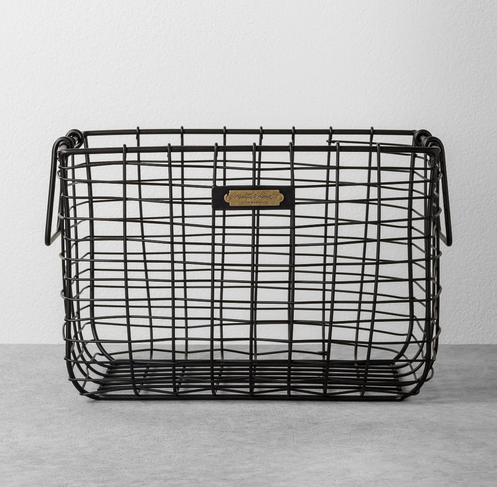 Black Wire Basket Organizers - Little Lady Agency