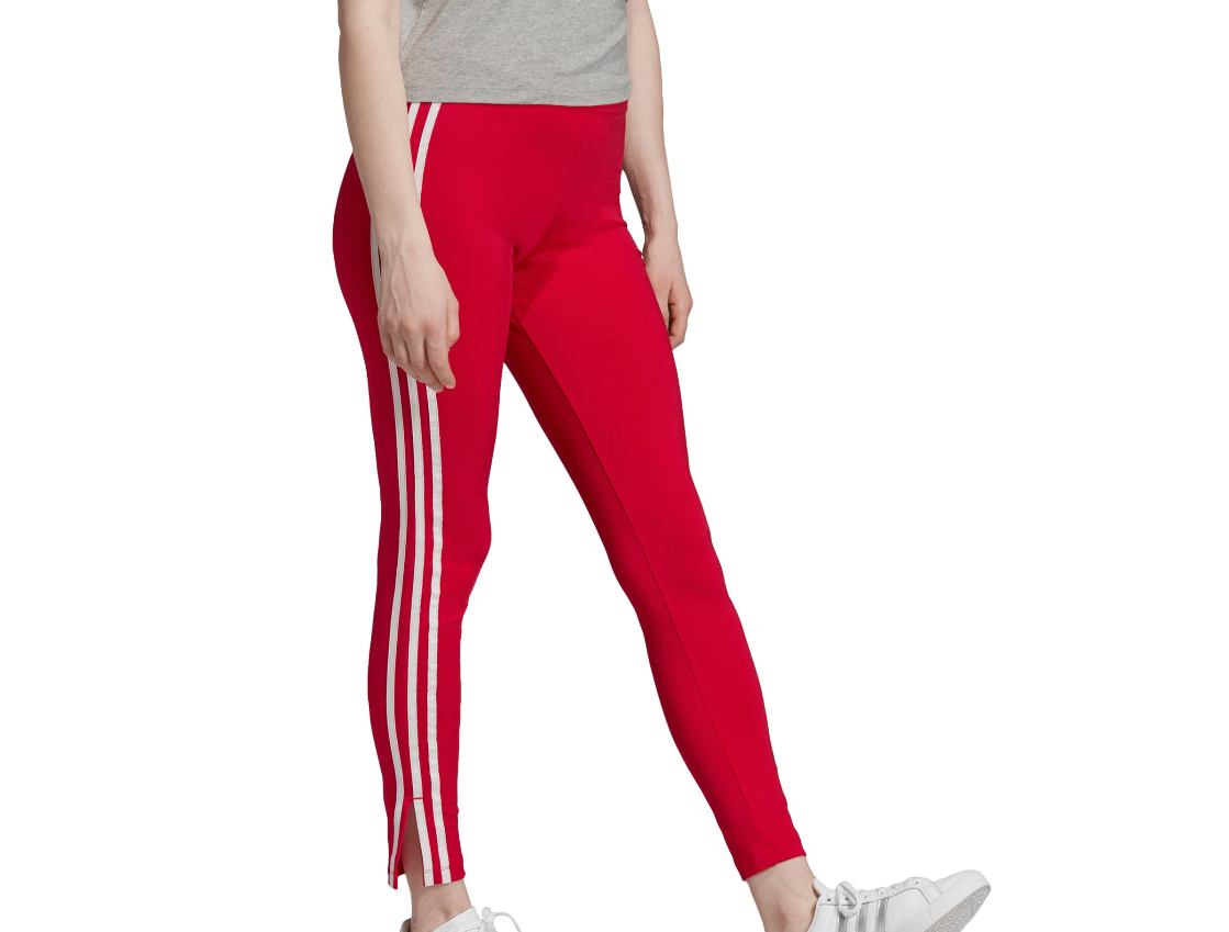 Red adidas leggings womens deals