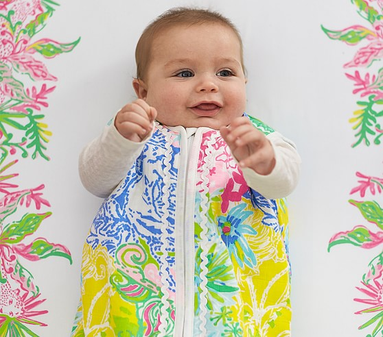 Lilly pulitzer baby swaddle cheap