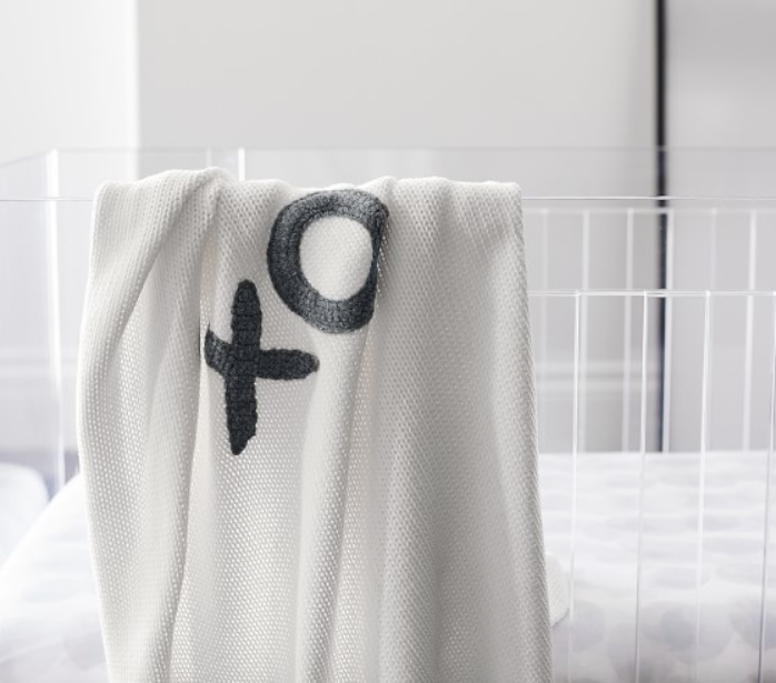 XO Knit Baby Blanket - Little Lady Agency