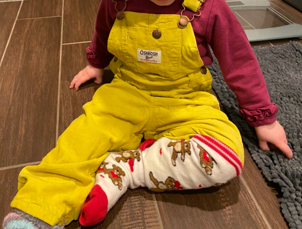 Baby Clothing mustard overalls