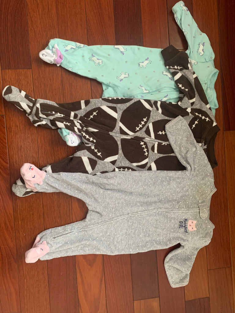 Baby Clothing footy pajamas (3)